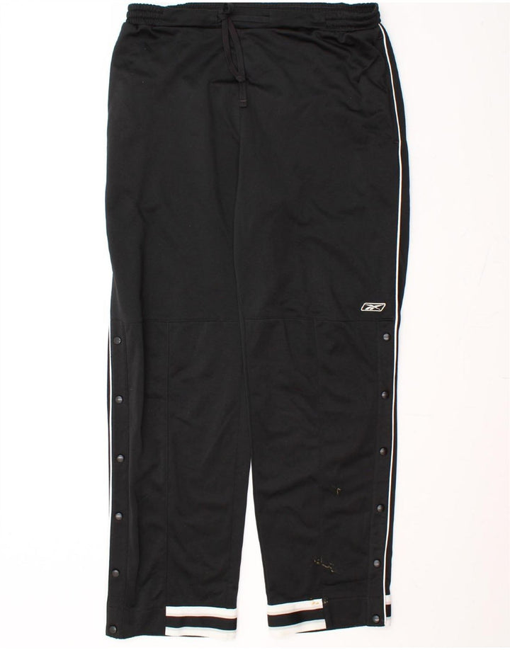 REEBOK Mens Tracksuit Trousers Medium  Black Polyester Vintage Reebok and Second-Hand Reebok from Messina Hembry 