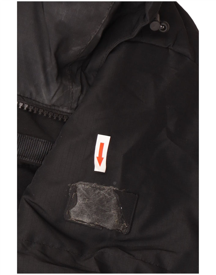 Zara Veste matelassée à capuche pour homme UK 44 2XL Noir Polyester