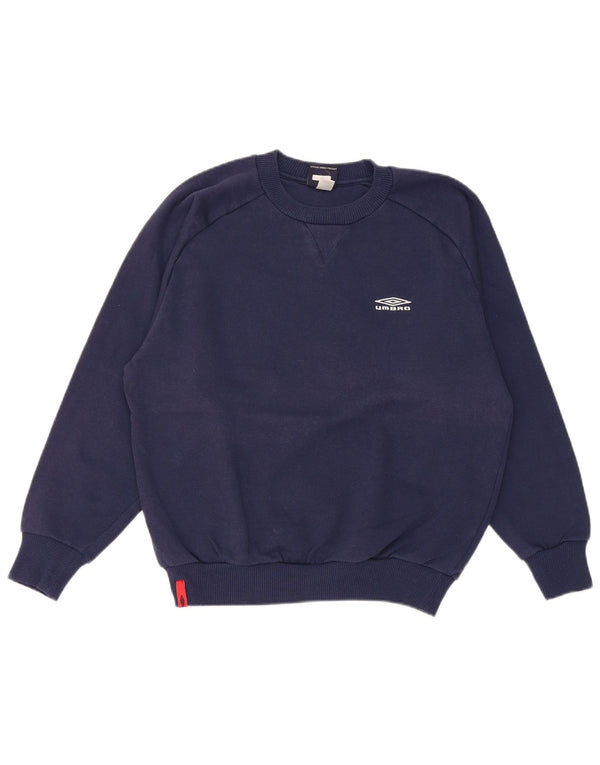 Umbro Boys Sweatshirt Jumper 12-13 år XL Navy Blue Polyester