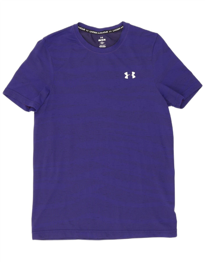 Under Armour T-Shirt Homme Bleu Marine Rayé Moyen