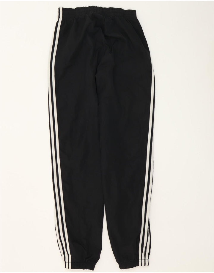 Adidas Boys Tracksuit Trousers Joggers 15-16 Years Black Polyester