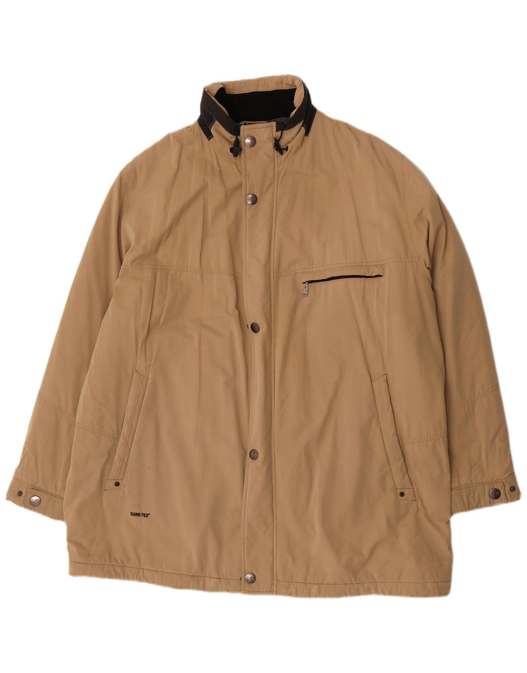 Bugatti Mens Gore-Tex Windbreaker Jacket UK 62 6XL Beige Cotton