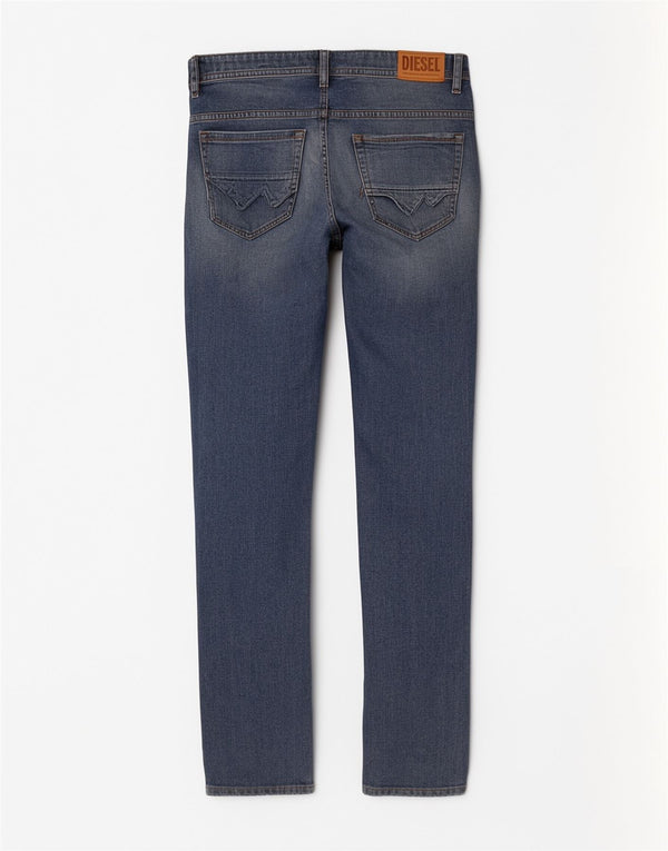 Diesel Mens Slim Jeans W31 L32 Azul Algodão