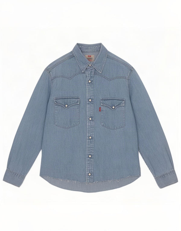 Levi's Chemise en Jean Small Homme Bleu Coton