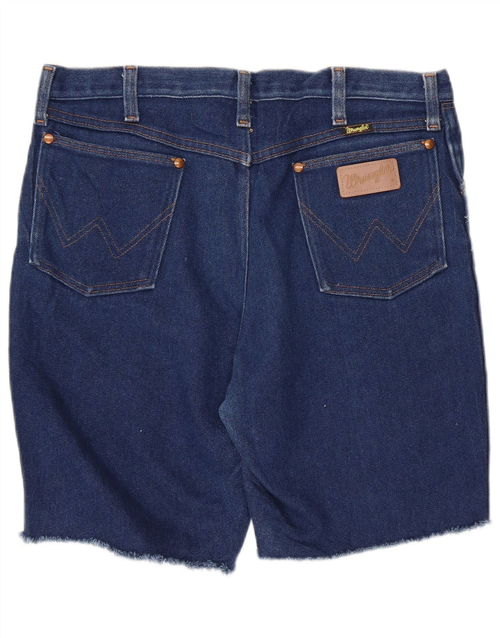 Wrangler Mens W36 Large Navy Blue Cotton