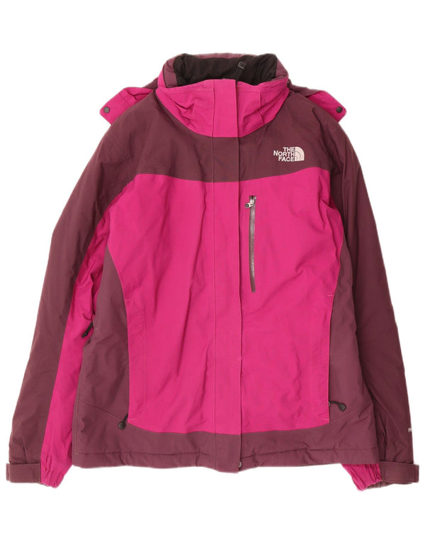 The North Face Womens Windbreaker Jacket UK 14 Medium Pink Colourblock