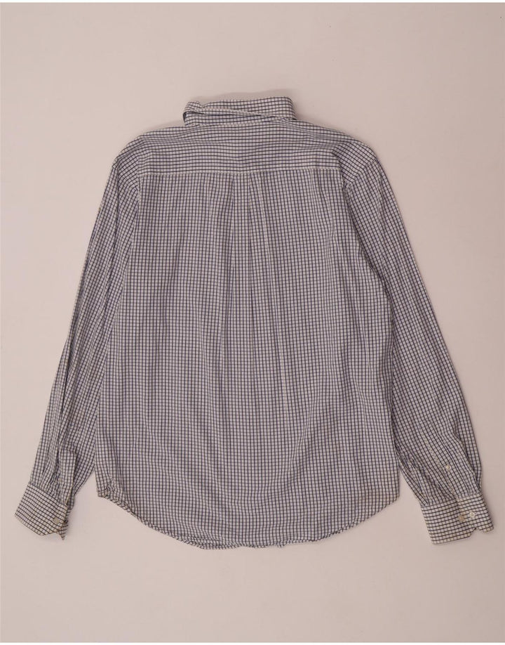 Fila Mens Shirt Medium Blue Check Cotton