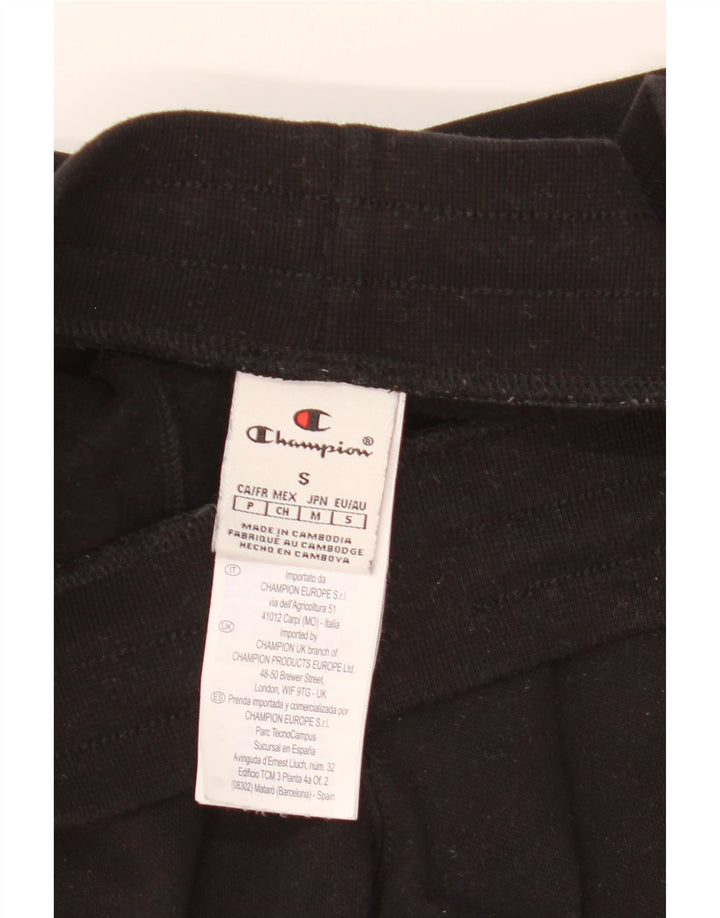 Pantaloni de trening Champion pentru bărbați, bumbac negru mic