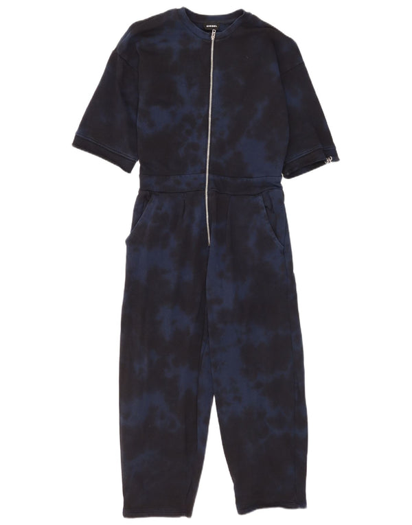 Diesel-Jumpsuit für Mädchen, 9–10 Jahre, W26, L20, Blau, Batikfärbung