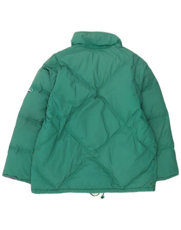 Diadora Mens Loose Fit Reversible Padded Jacket UK 40 Large Green Polyester