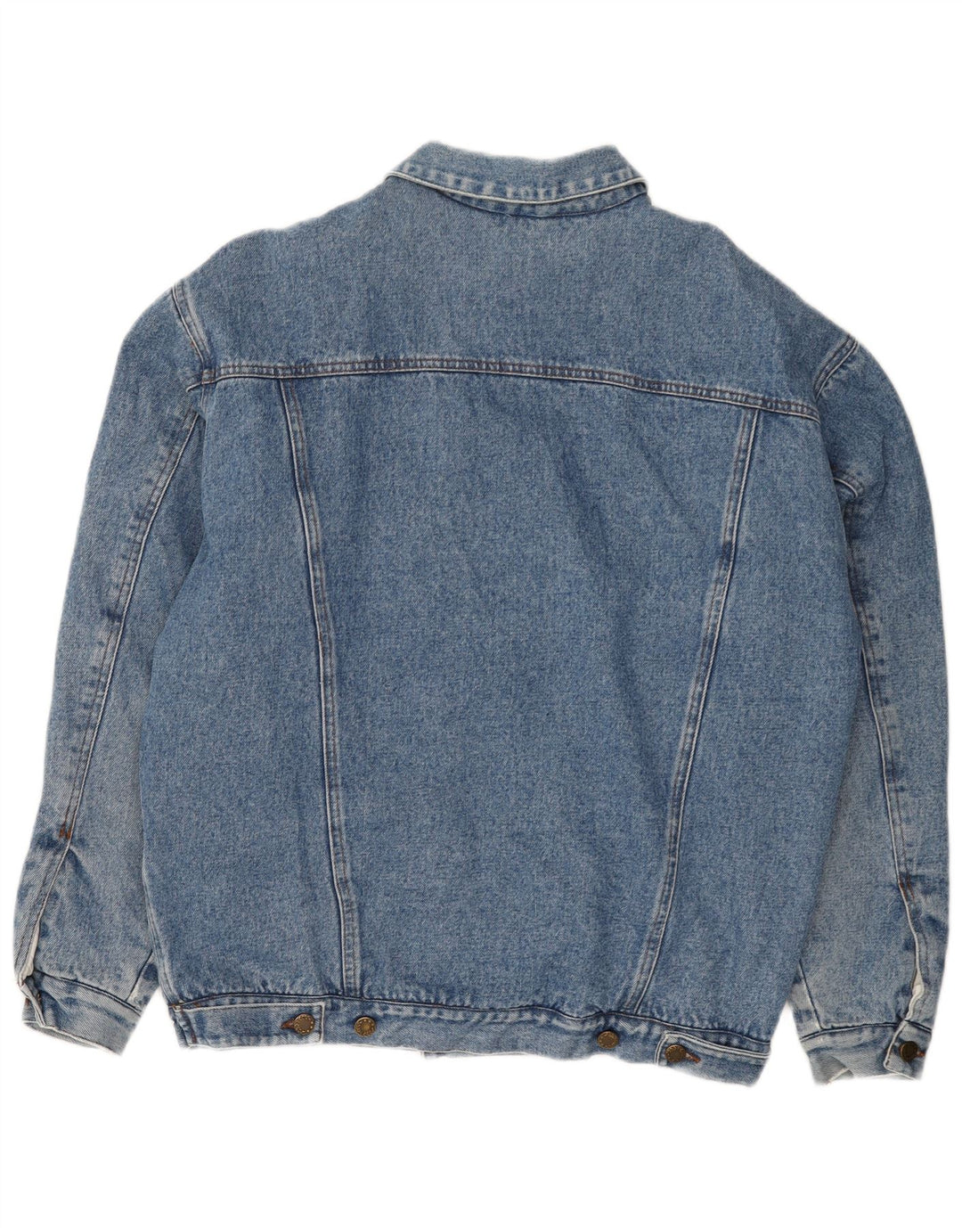 Vintage Herren Denim Sherpa Jacke UK 40 Groß Blau