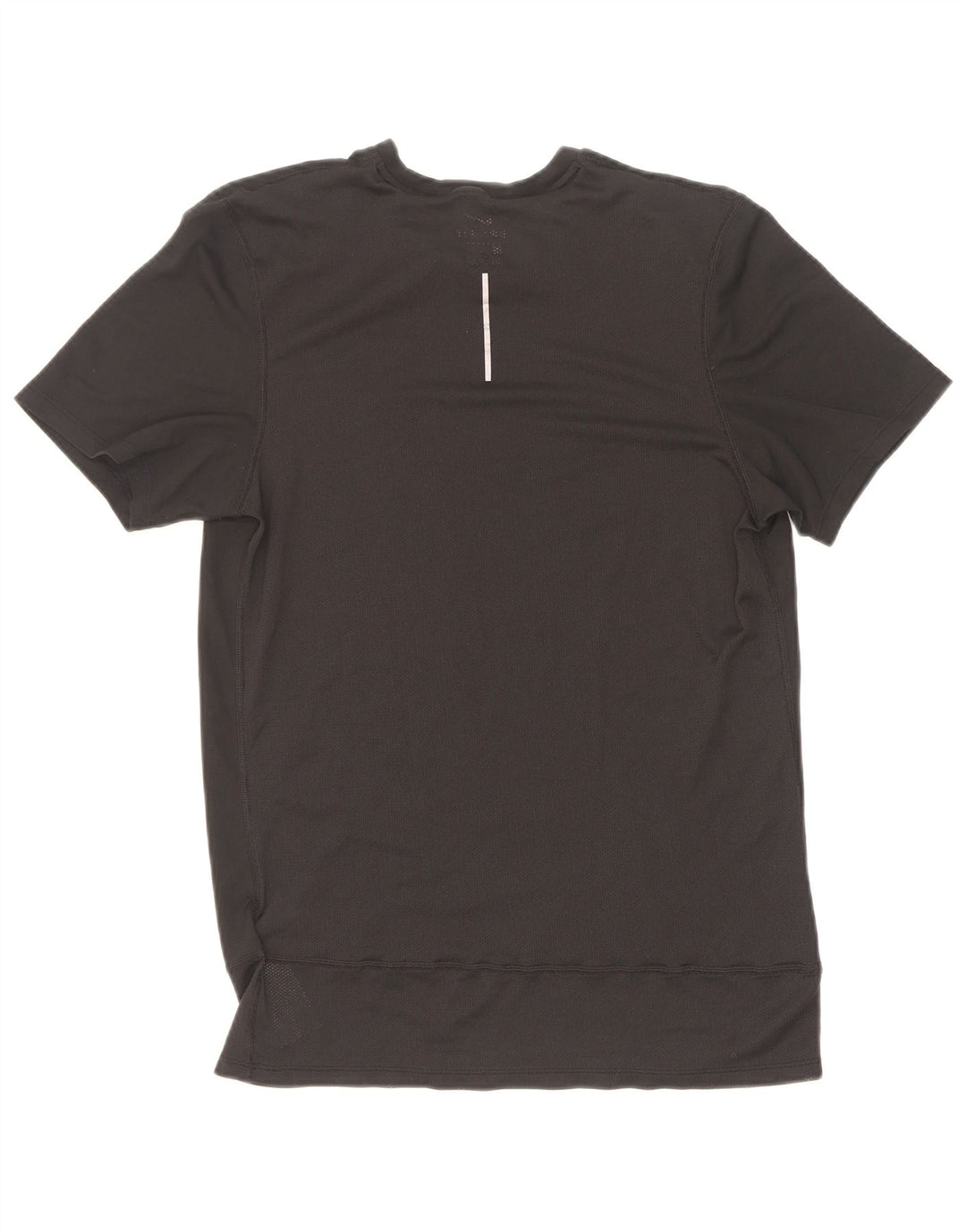 T-shirt Nike da uomo Dri Fit, top in poliestere nero medio