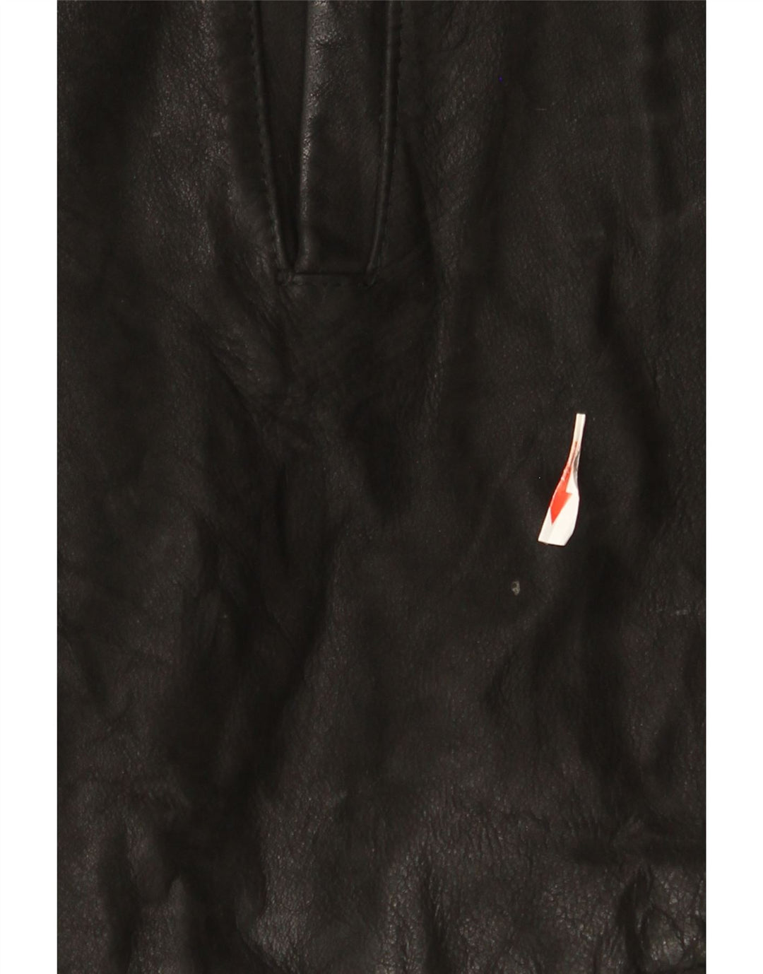 Desi Mens Double Breasted Leather Jacket UK 42 XL Black Leather