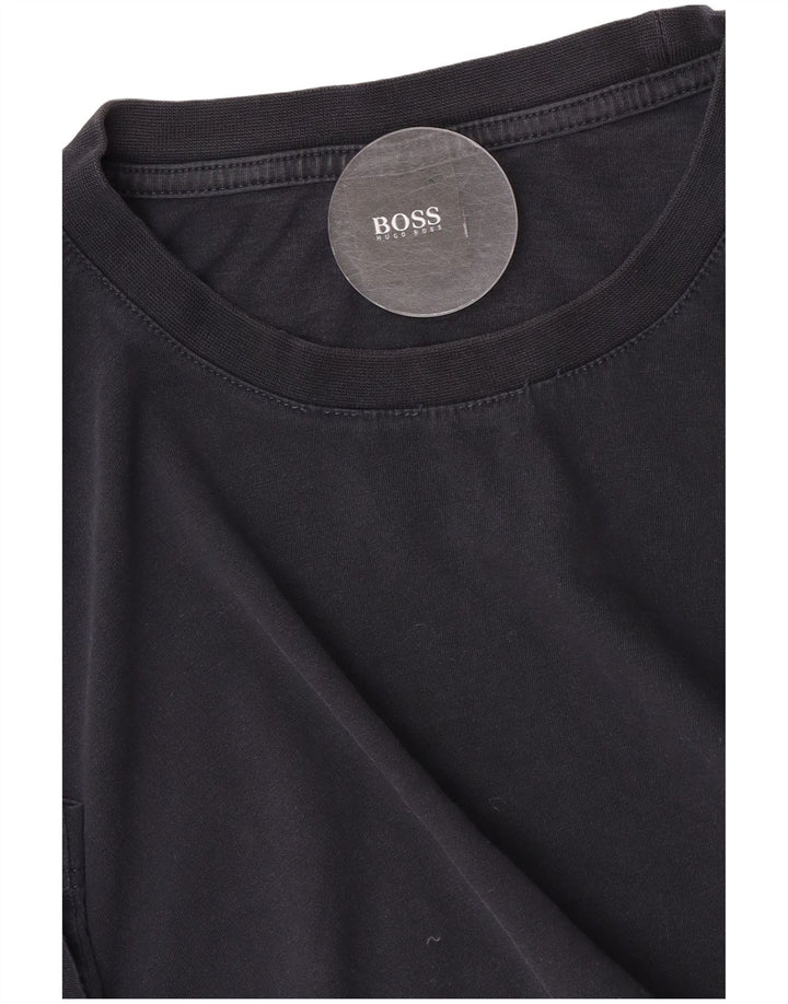 Hugo Boss Herre T-Shirt Top Stor Marineblå
