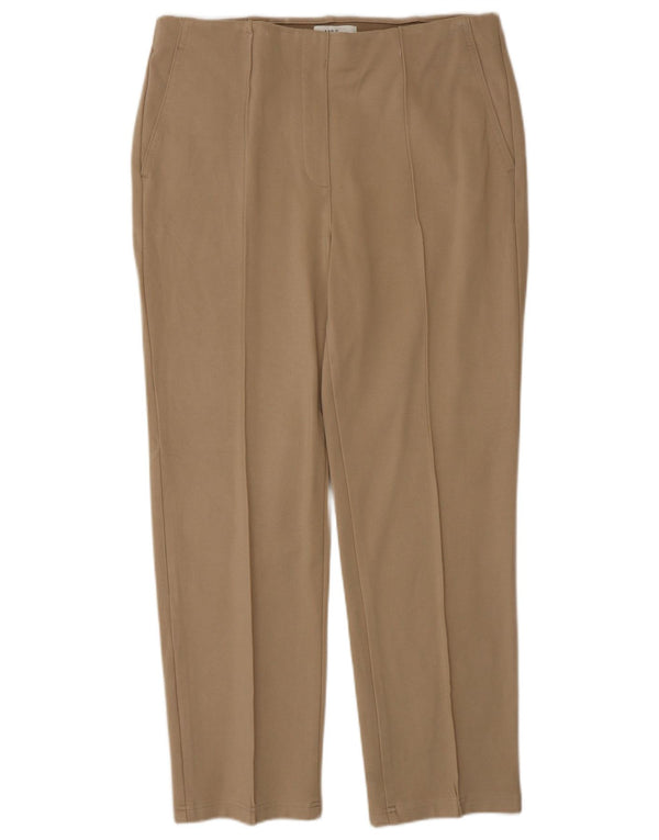 Marks & Spencer Lige Chinobukser til kvinder UK 14 Large W32 L27 Beige