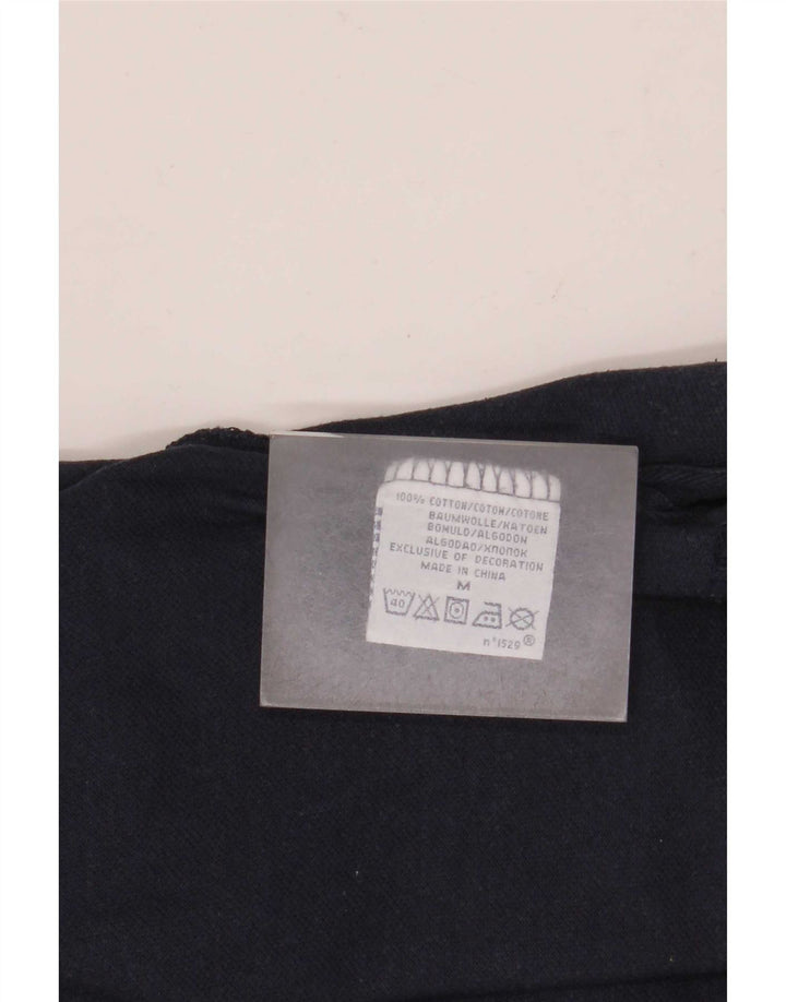 Fred Perry Mens Polo Shirt Medium Navy Blue Cotton