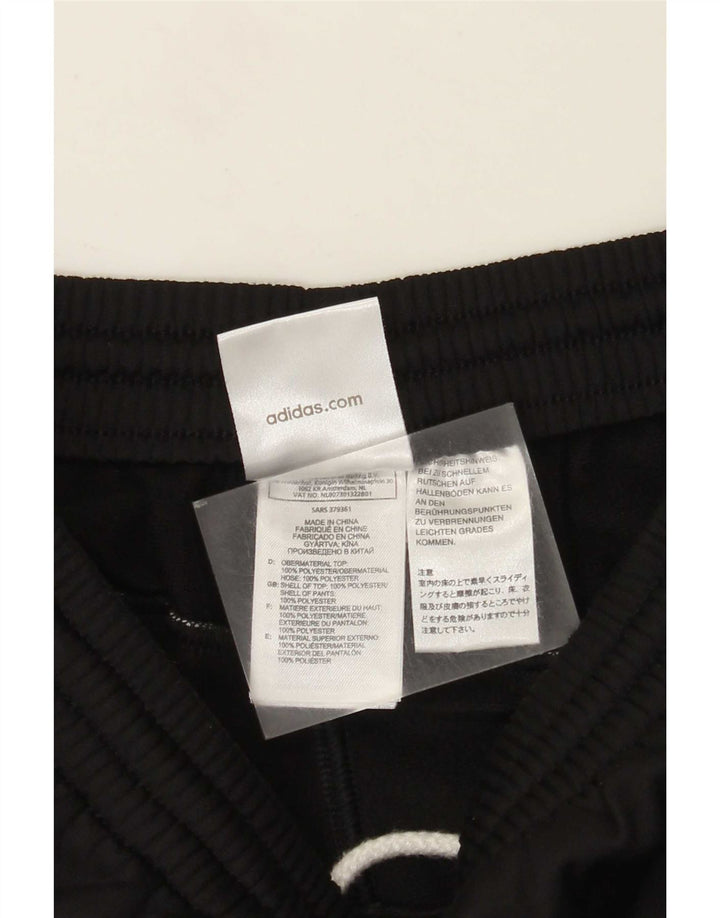 Adidas Mens Tracksuit Trousers UK 36/38 Small Black Polyester