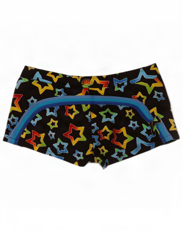 Sundek Damen-Badeshorts mit abstraktem Muster, UK 4 XS, schwarzer Strand