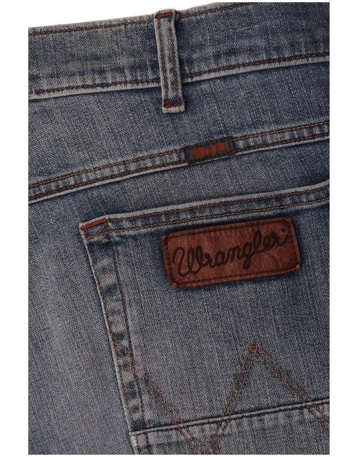 Blugi drepti pentru bărbați Wrangler W34 L33 albastru