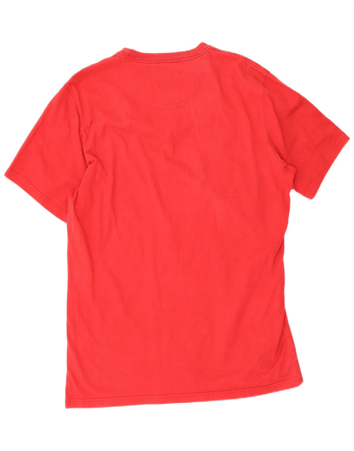 Barbour T-Shirt Graphique Homme Top XL Coton Rouge