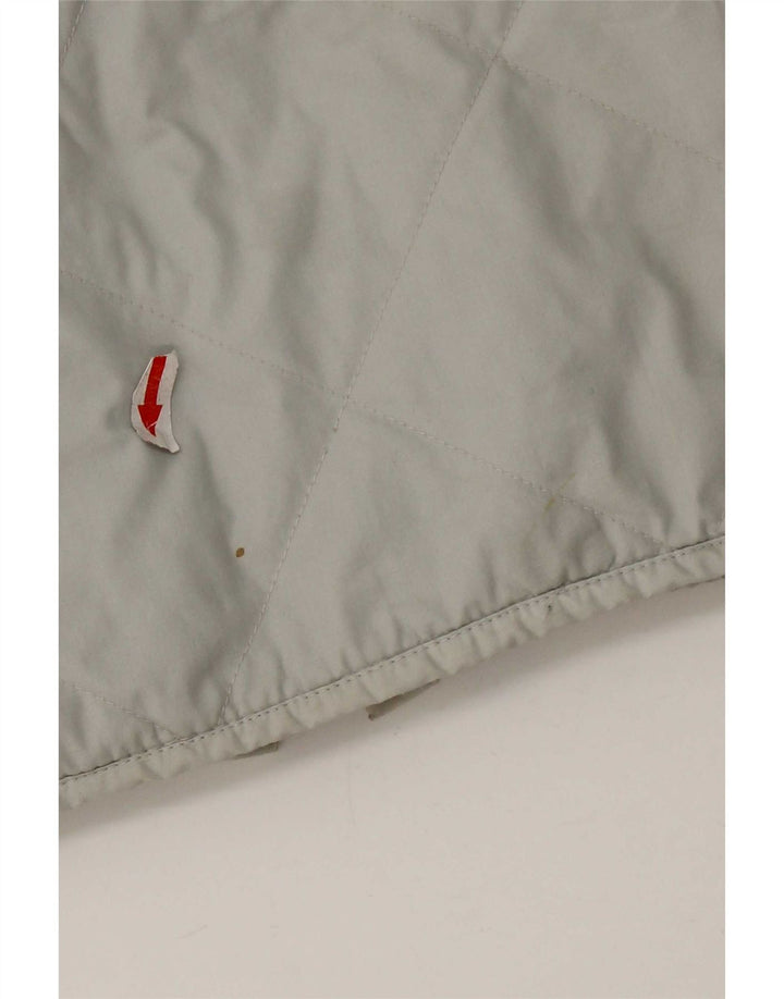Fila Girls Quilted Jacket 13-14 Years Grey Polyester