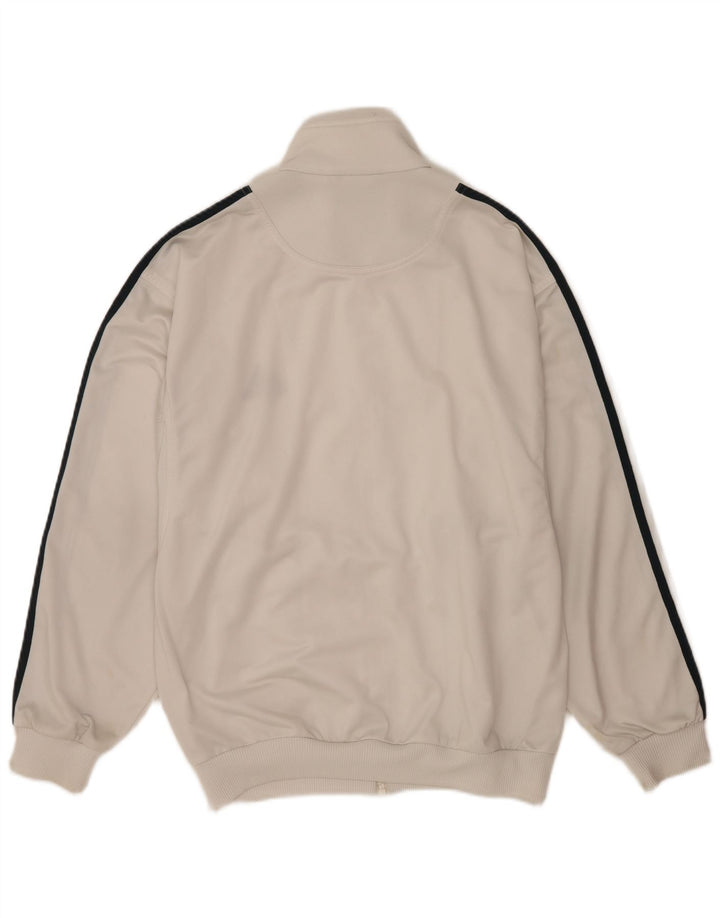 Adidas Træningsdragt til mænd Topjakke UK 38/40 Medium White Polyester