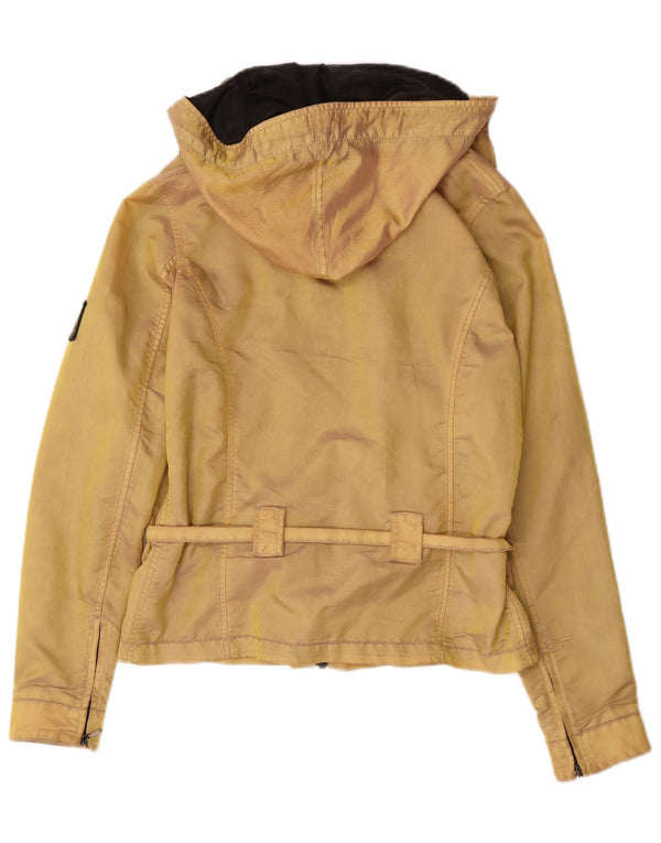 Refrigiwear Mädchen-Regenjacke mit Kapuze, 13–14 Jahre, beige, Polyamid