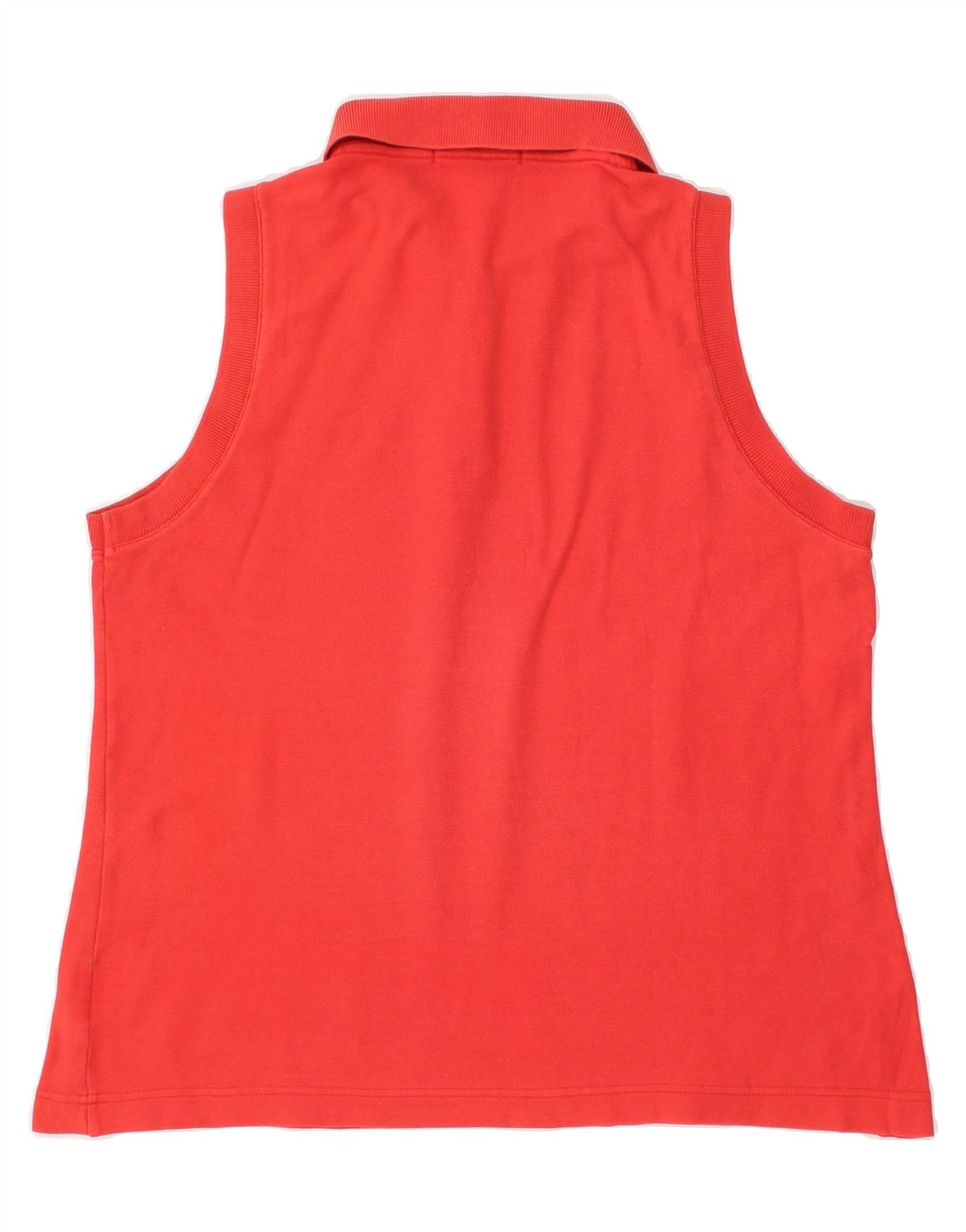 FILA Womens Sleeveless Polo Shirt IT 48 XL Red Vintage Fila and Second-Hand Fila from Messina Hembry 