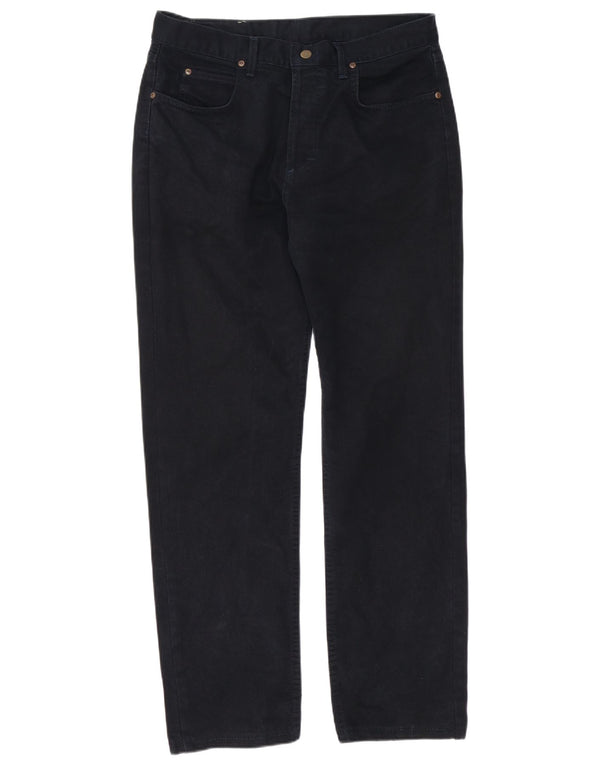 Lee Mens Straight Jeans W34 L31 Navy Blue Cotton