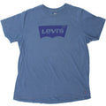LEVI'S Mens Graphic T-Shirt Top XL Blue Cotton Vintage Levi's and Second-Hand Levi's from Messina Hembry 