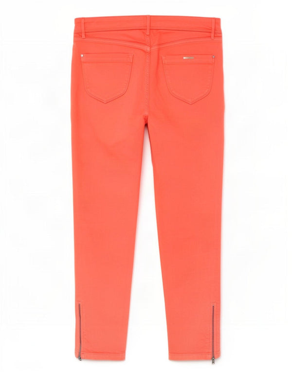 Massimo Dutti Womens Slim Jeans EU 38 Small W28 L30 Pink Cotton