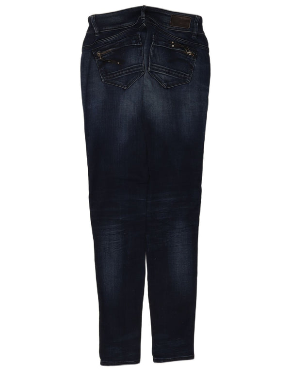 Jeans skinny G-Star da donna a vita media Midge W28 L34 cotone blu navy