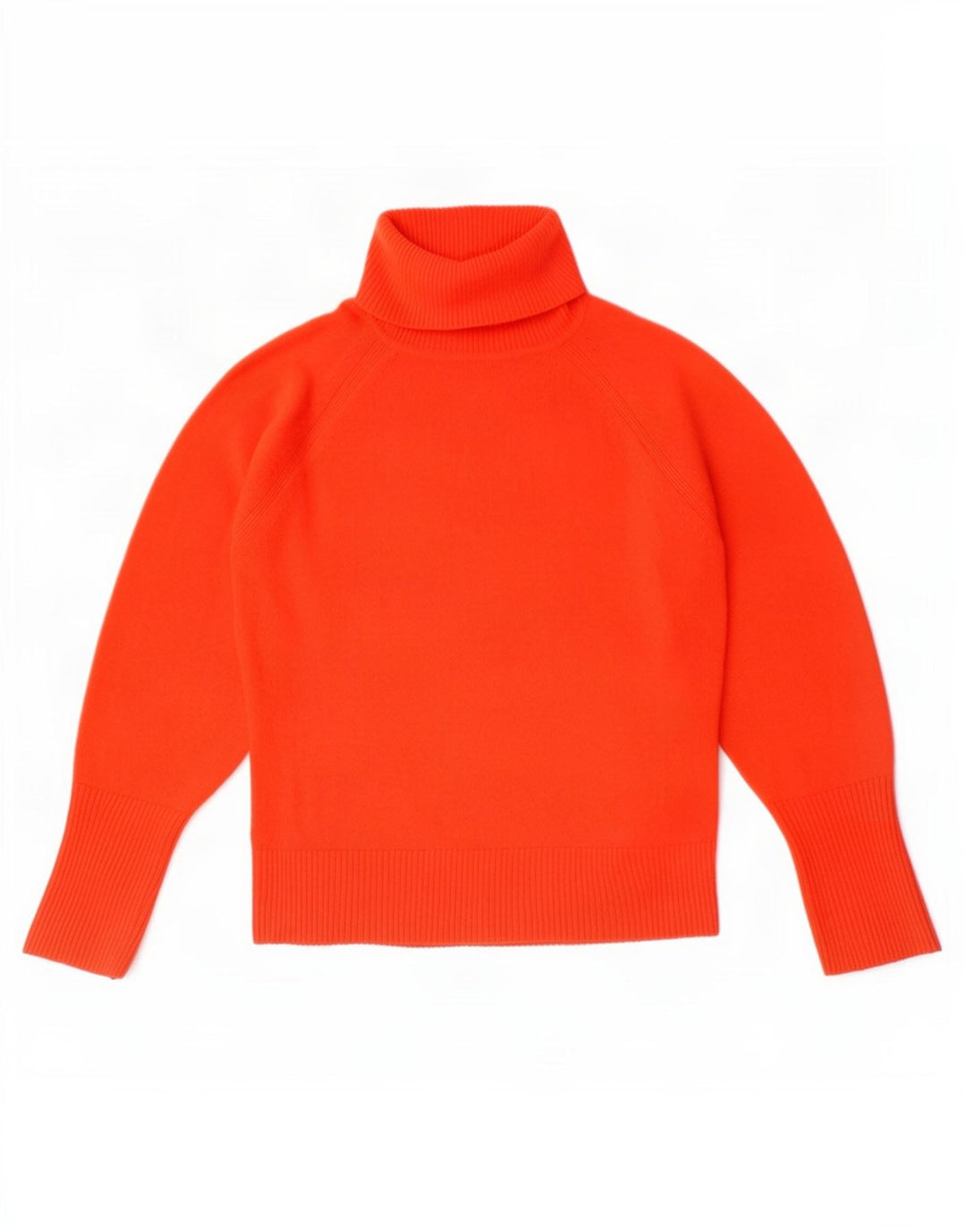 Marks & Spencer Damski sweter z golfem UK 10, mały, czerwony akryl
