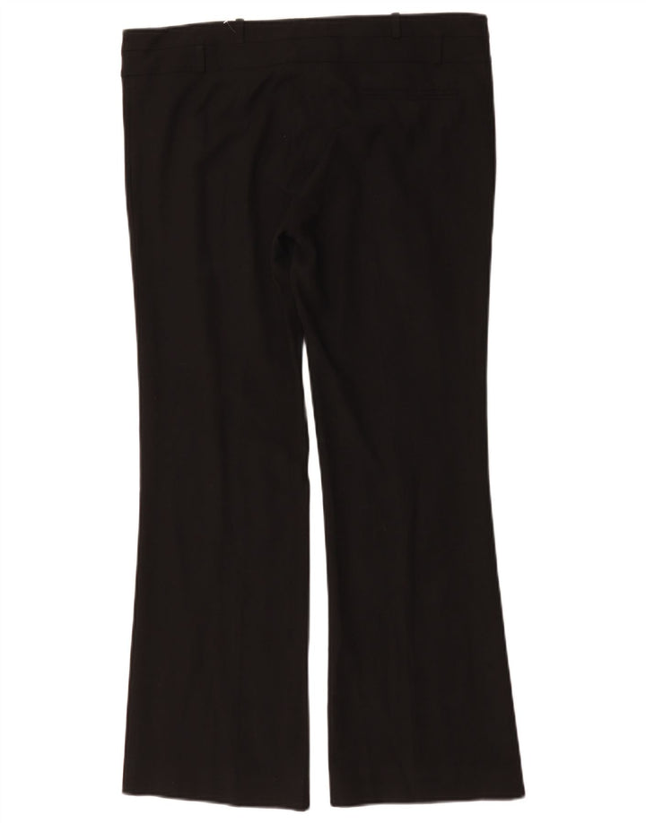 Oasis Damen Bootcut Freizeithose UK 12 Medium W34 L29 Schwarz Polyester