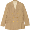 DUNHILL Herren Zweireiher-Blazerjacke UK 38 Mittelbeige