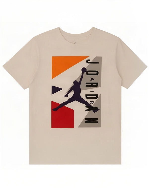 Jordan Mens Graphic T-Shirt Top Large White Cotton