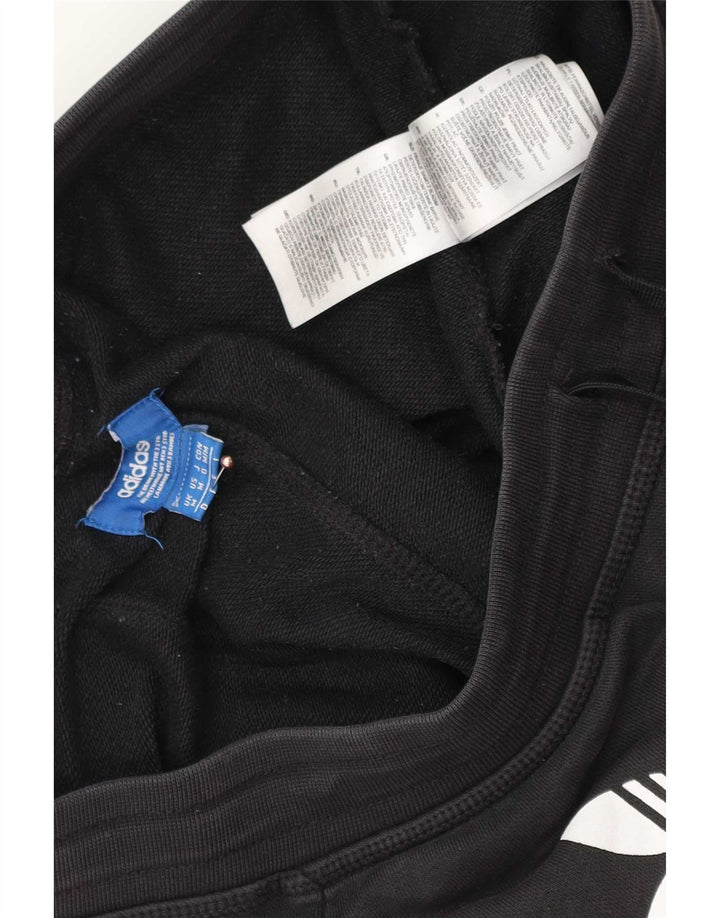 Męskie spodenki sportowe Adidas z grafiką, średnie czarne, bawełniane