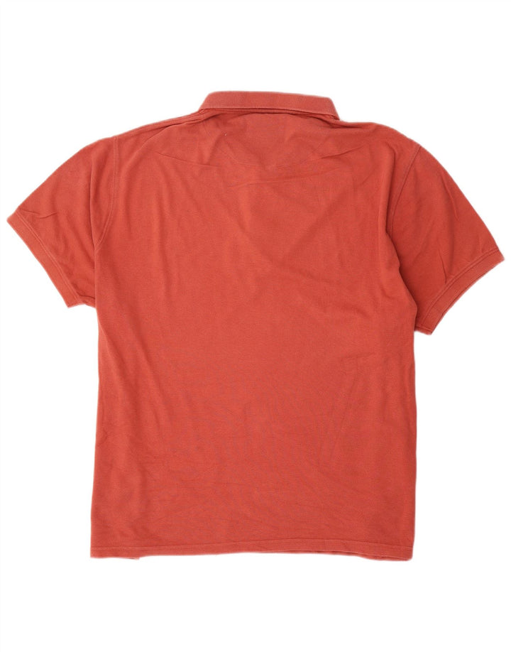 Weird Fish Polo para hombre 2XL Algodón rojo