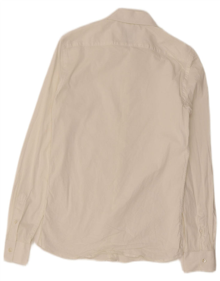 Zara Ανδρικό πουκάμισο Super Slim Fit Small White