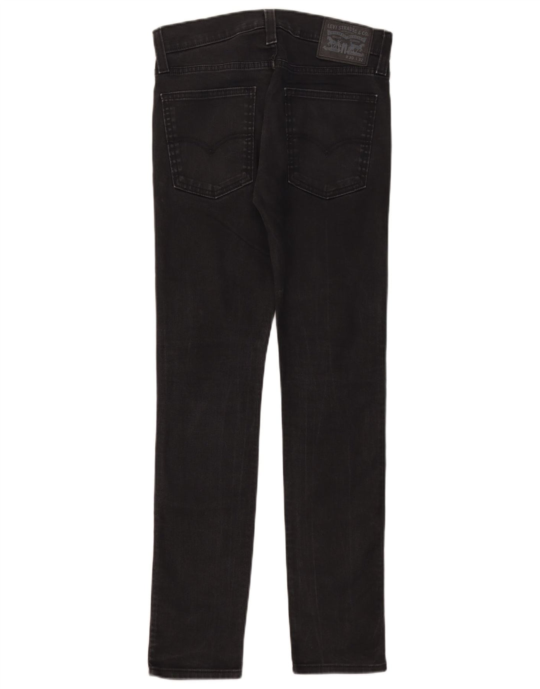 Levi's Womens Slim Jeans W30 L29 Black Cotton