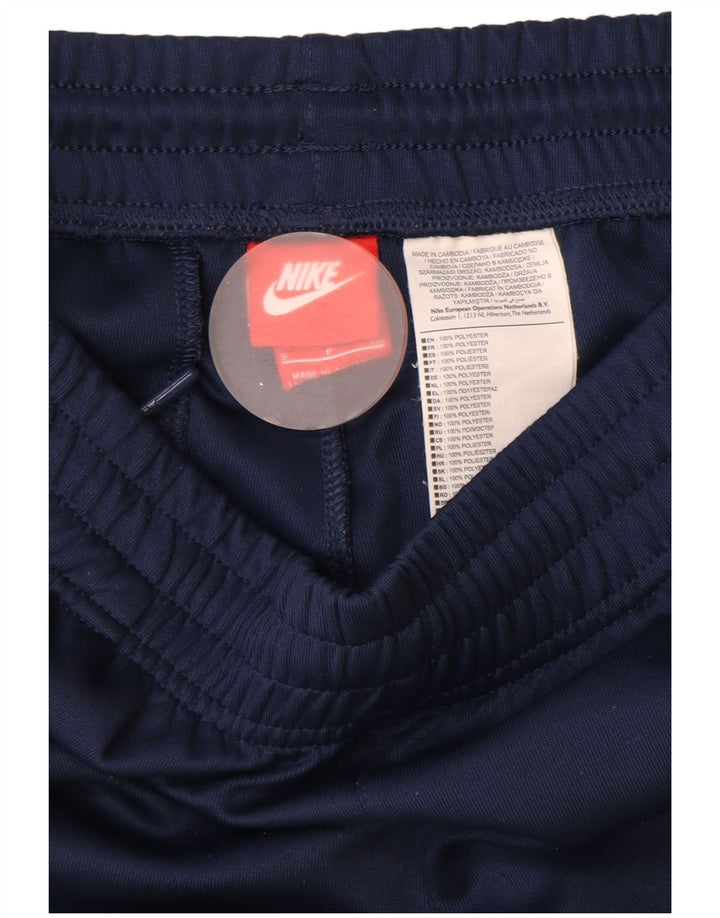 Nike Træningsdragtsbukser til mænd Small Navy Blue Colourblock Polyester