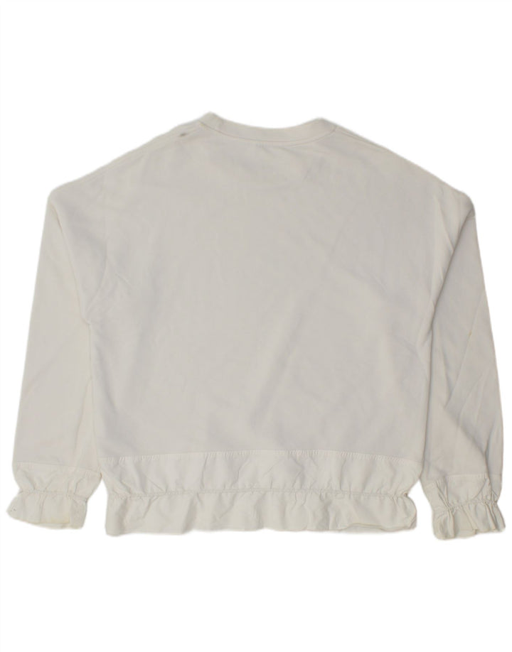 Cos Sweat-shirt surdimensionné pour femme UK 10 Petit coton blanc