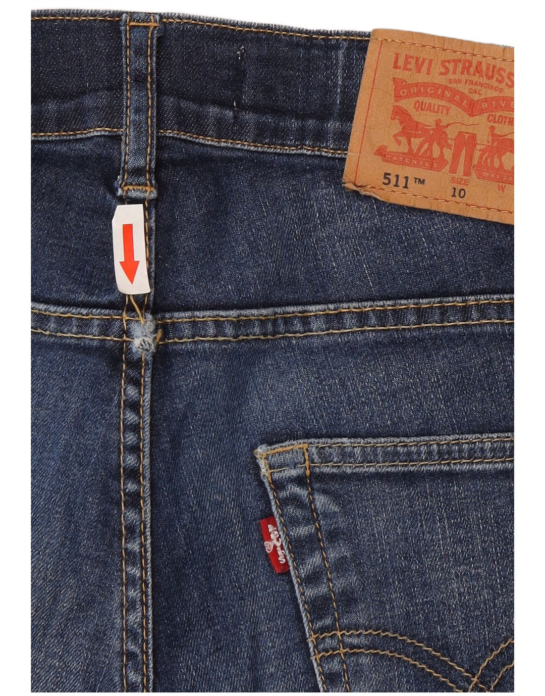 Levi's Boys 511 Slim Jeans 9-10 Years W24 L26 Blue Cotton