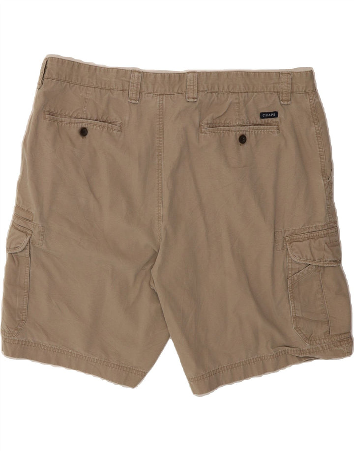 CHAPS Mens Cargo Shorts W42 2XL Beige Cotton Vintage Chaps and Second-Hand Chaps from Messina Hembry 
