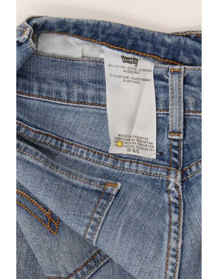 LEVI'S Womens 524 Super Low Bootcut Jeans US 13 Large W32 L29 Blue Cotton Vintage Levi's and Second-Hand Levi's from Messina Hembry 