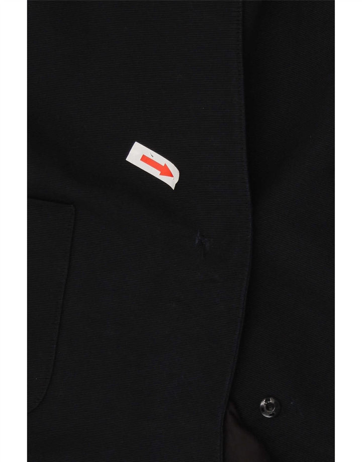 MIMMINA Giacca blazer a maniche corte da donna UK 14 media nera