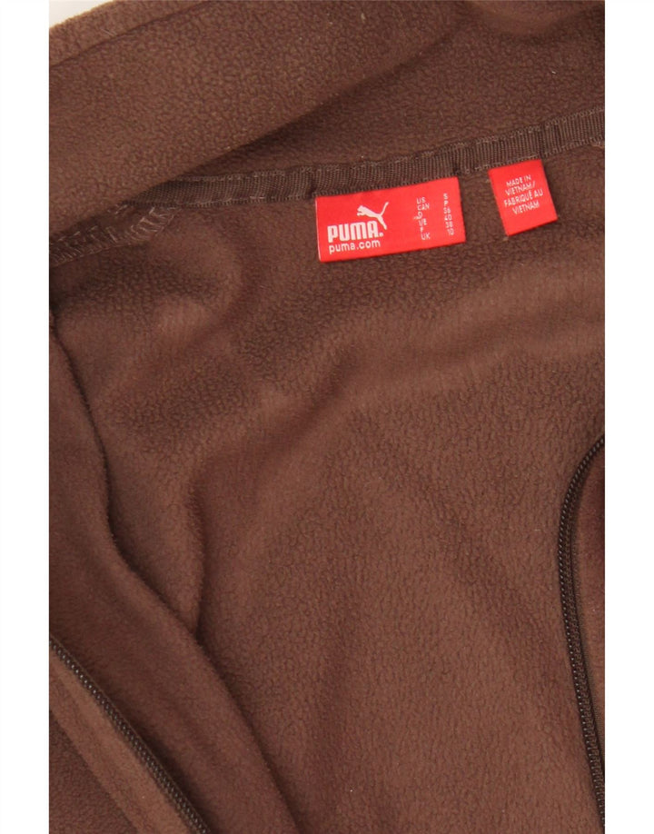 Puma Chaqueta polar para mujer UK 10 Small Brown
