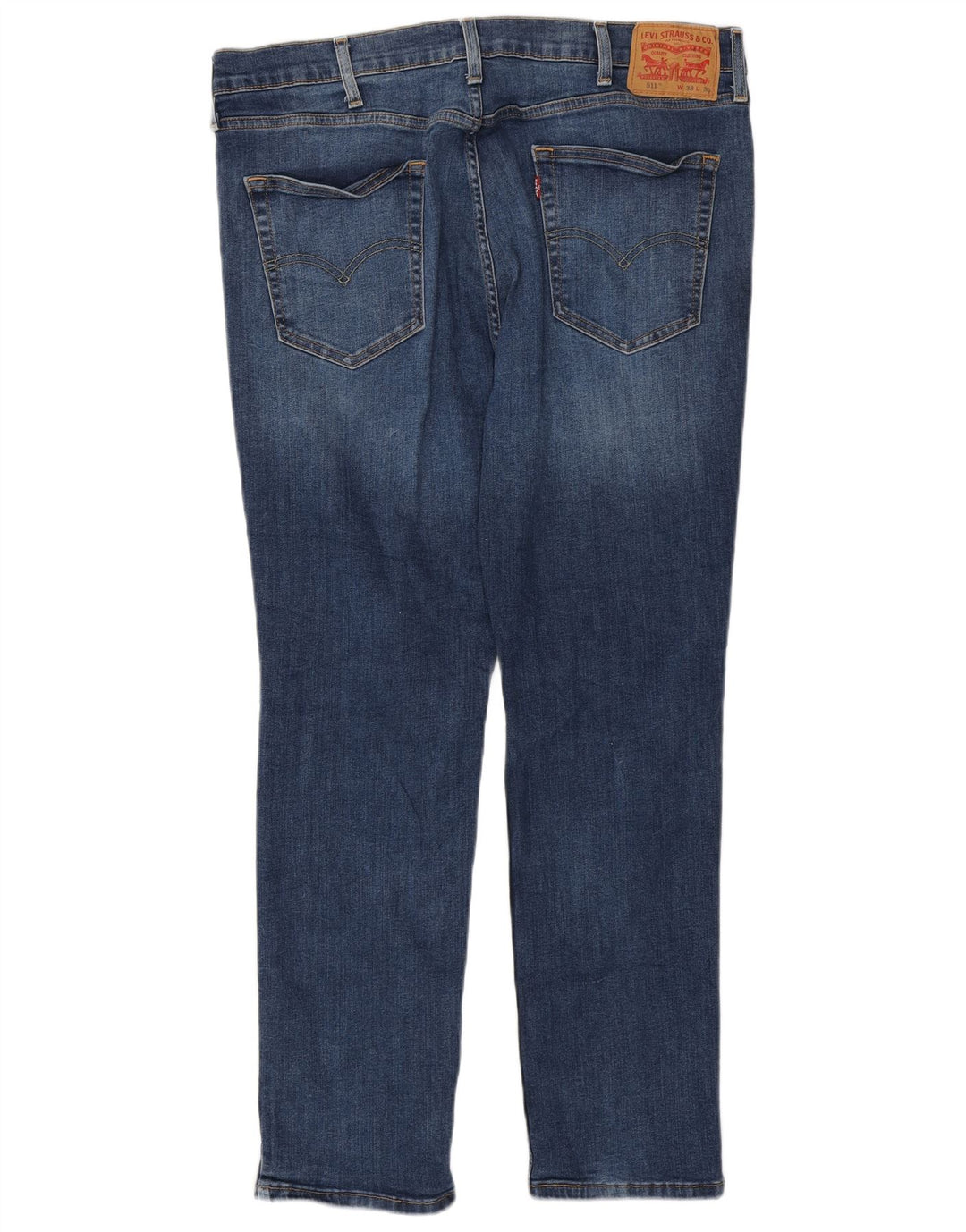 Levi's Mens 511 Slim Jeans W38 L30 Blue Cotton