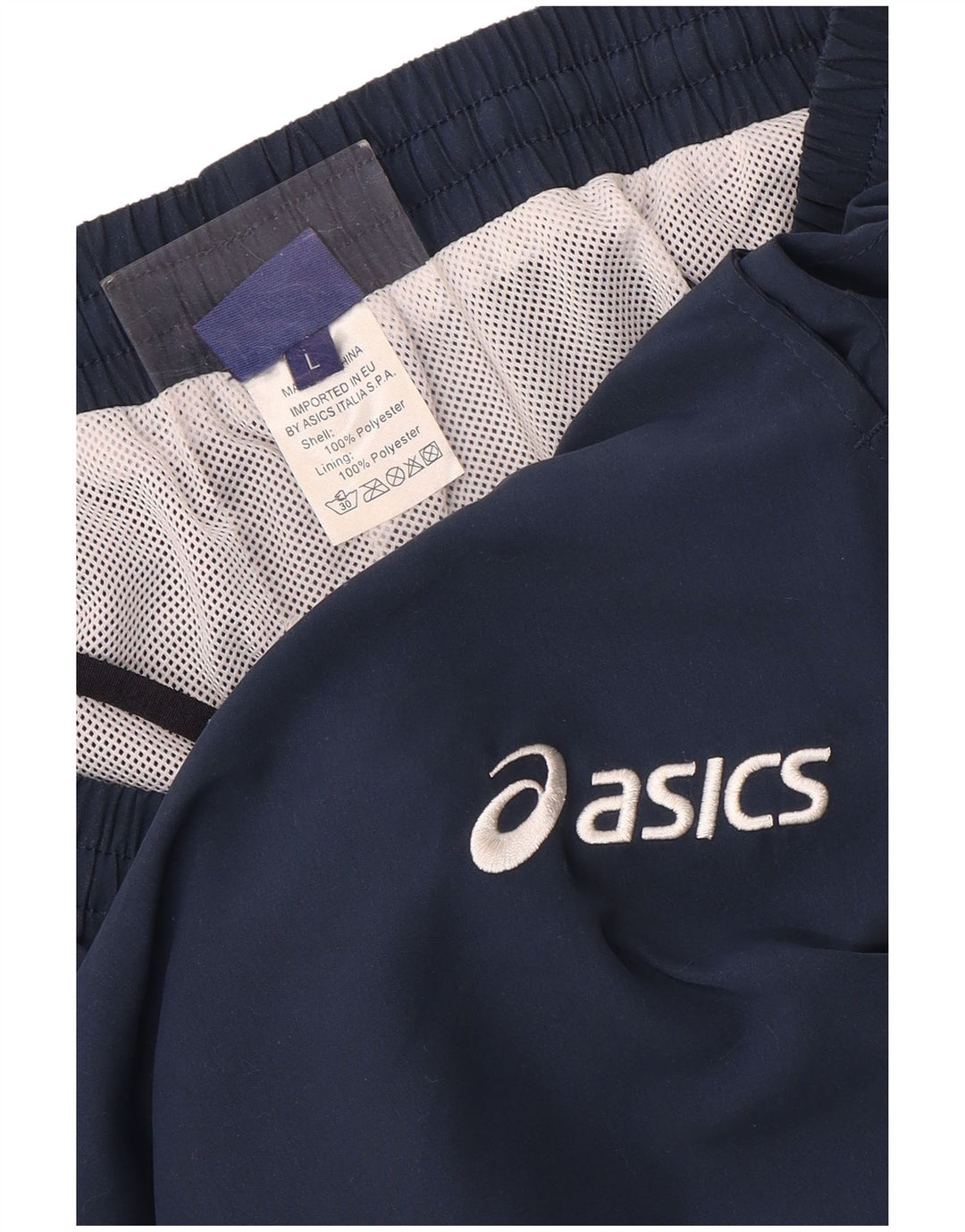 Asics Herren-Trainingshose, groß, marineblau, Polyester