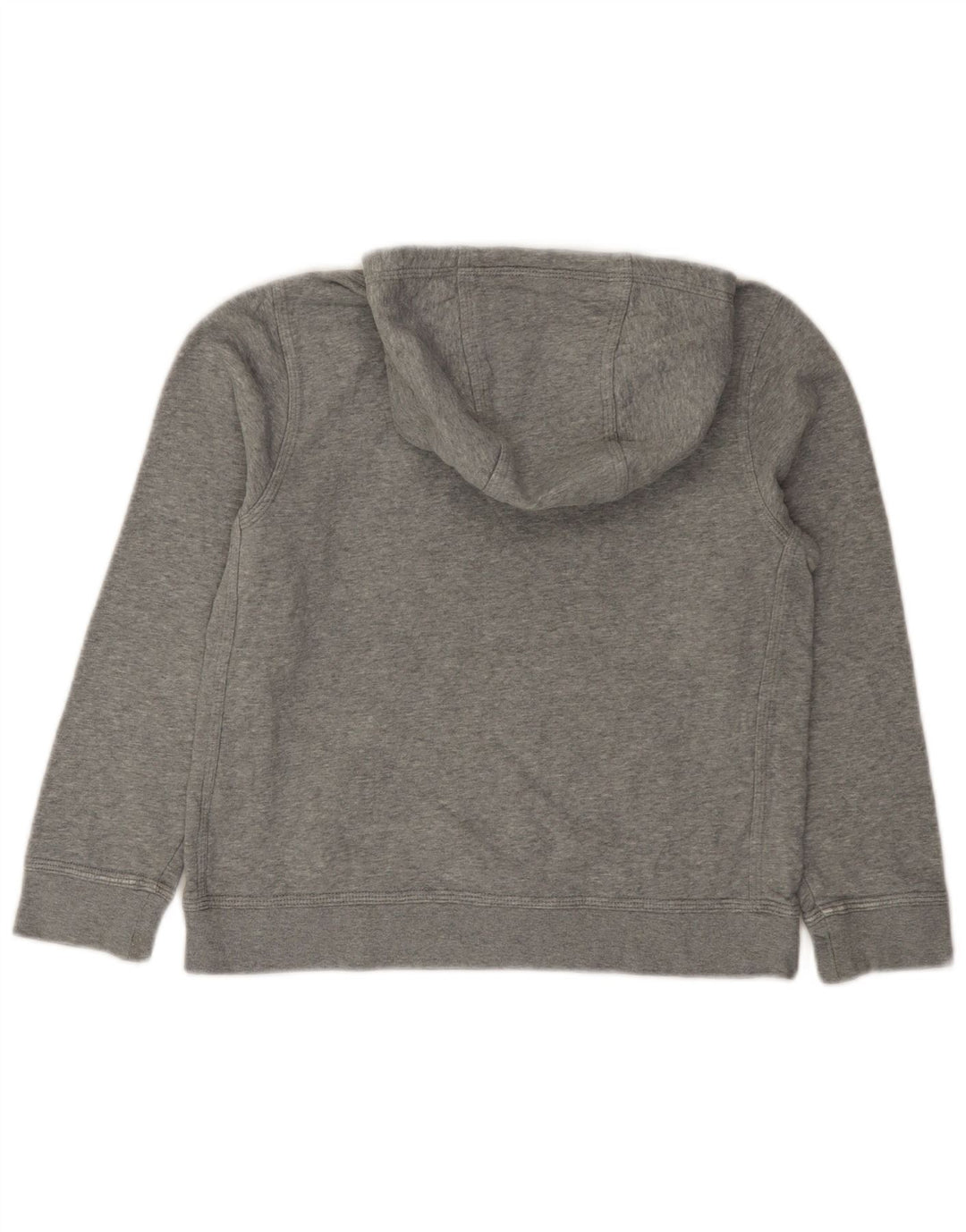 Nike Boys Hoodie Jumper 10-11 Years Medium Grey Flecked